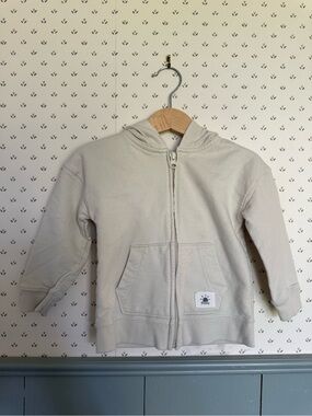 Organic cotton toddler Zip-Up Hoodie